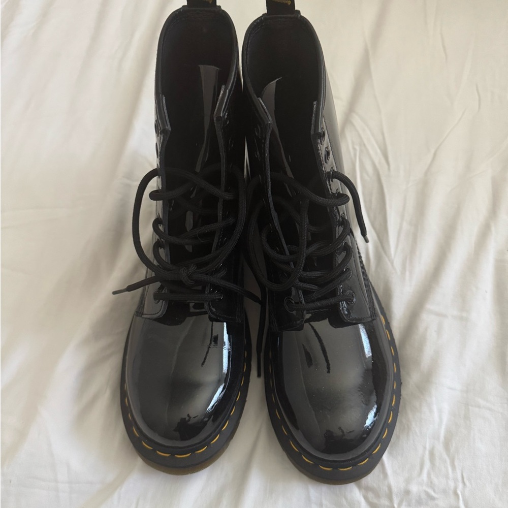 Never Worn 1460 W Dr. Martens Black Patent Leather